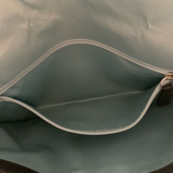 Coach Oversized Black Kristen Clutch with Silver Hardware - Picture 10 of 13